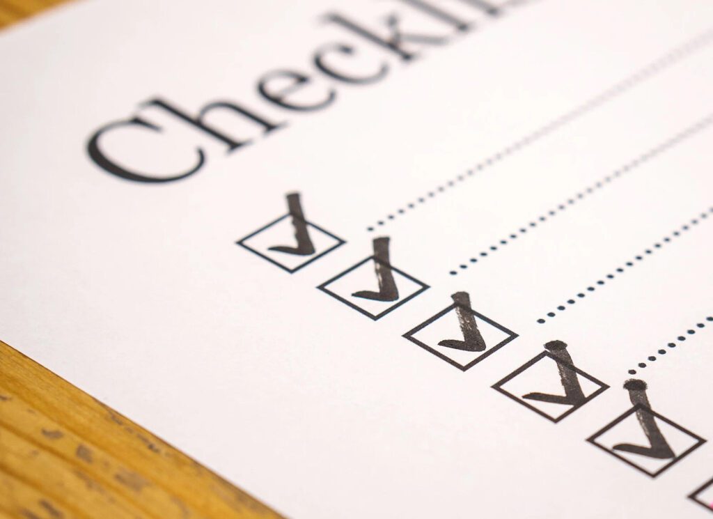 hvac inspection checklist